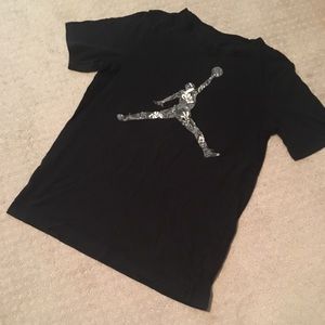 Black Jordan Tee. YL
